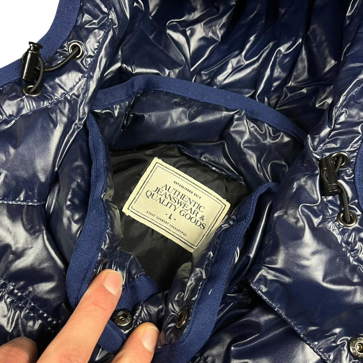 Japanese Archive Down Jacket Purple Navy