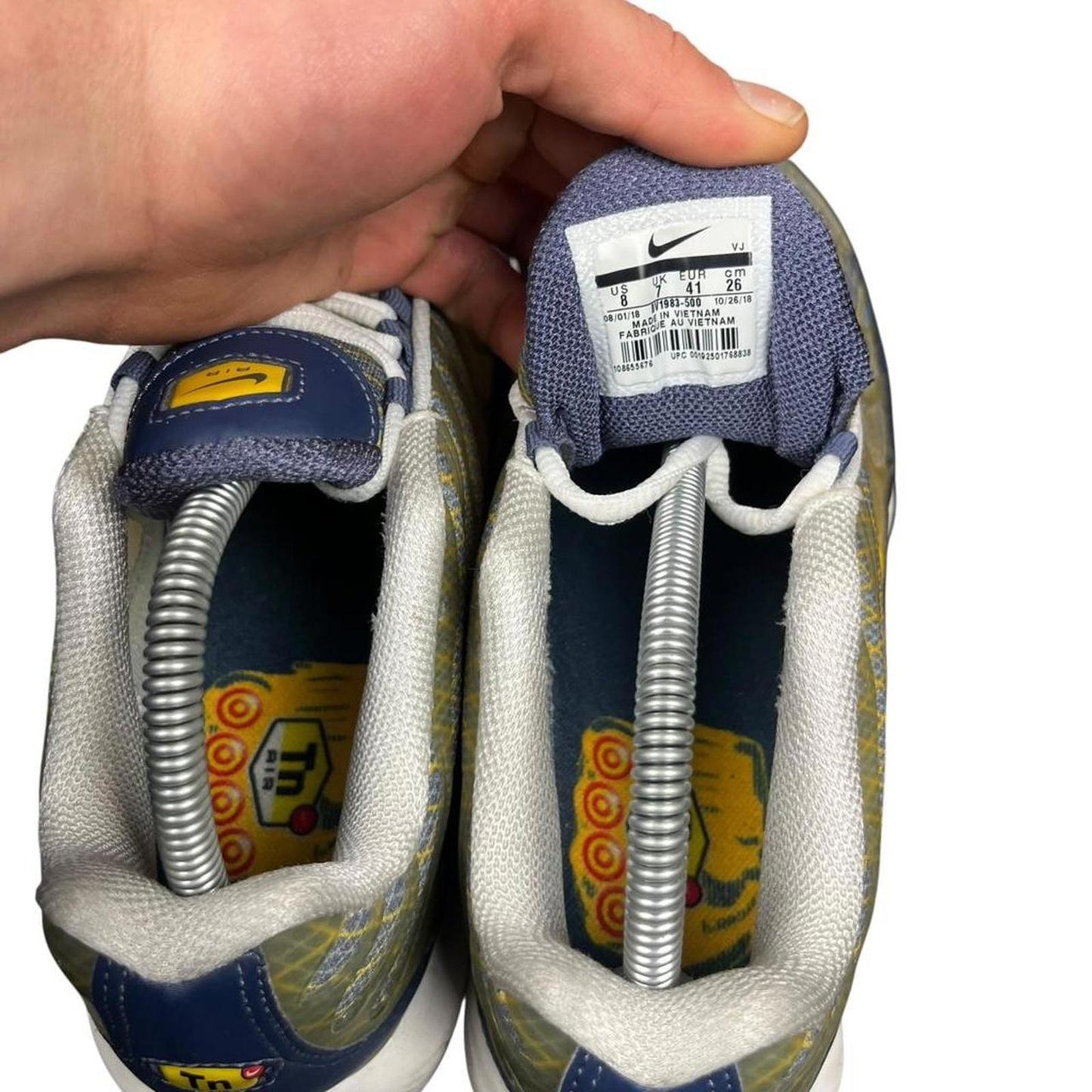 Nike Air Max Plus Tn Wave Grid Yellow Navy