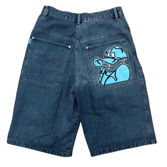 School Of Hard Knocks Navy Baggy Jorts