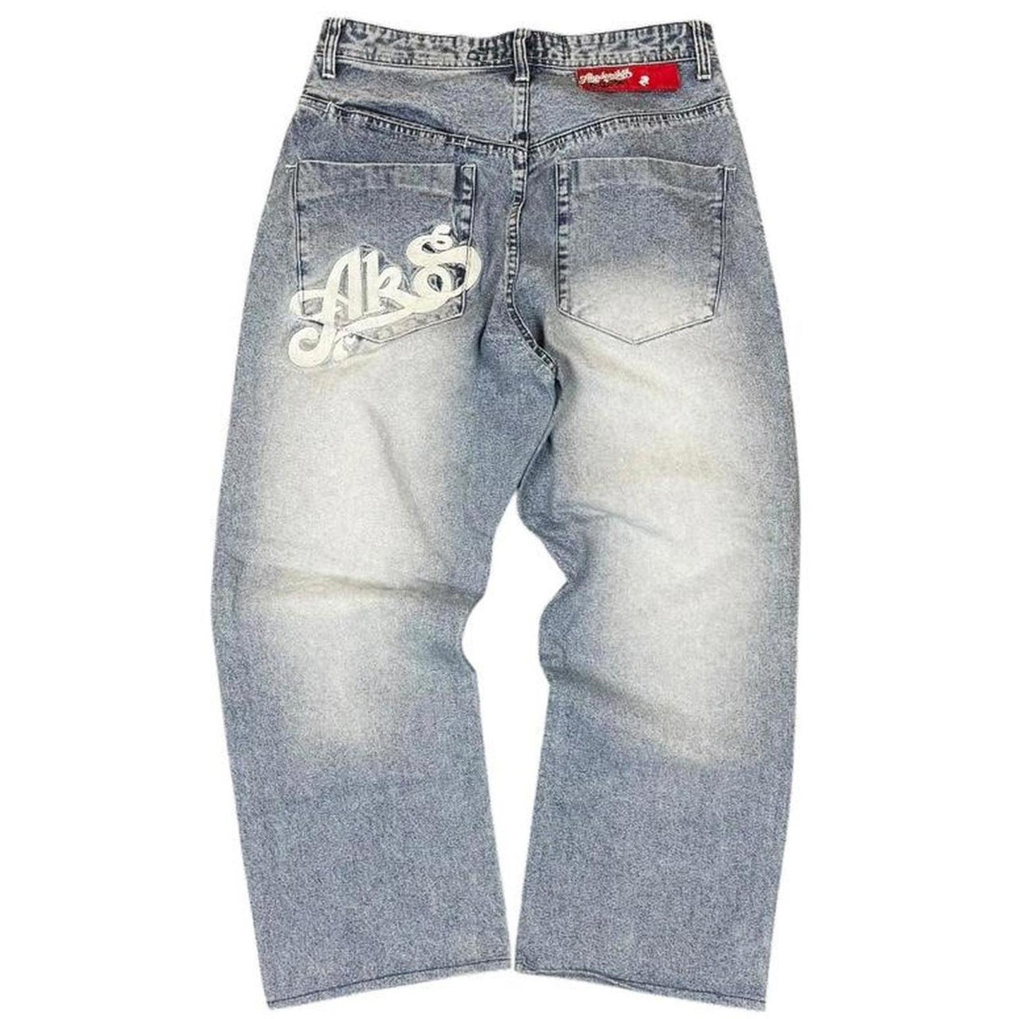 Akademiks Embroidered Jeans - W32