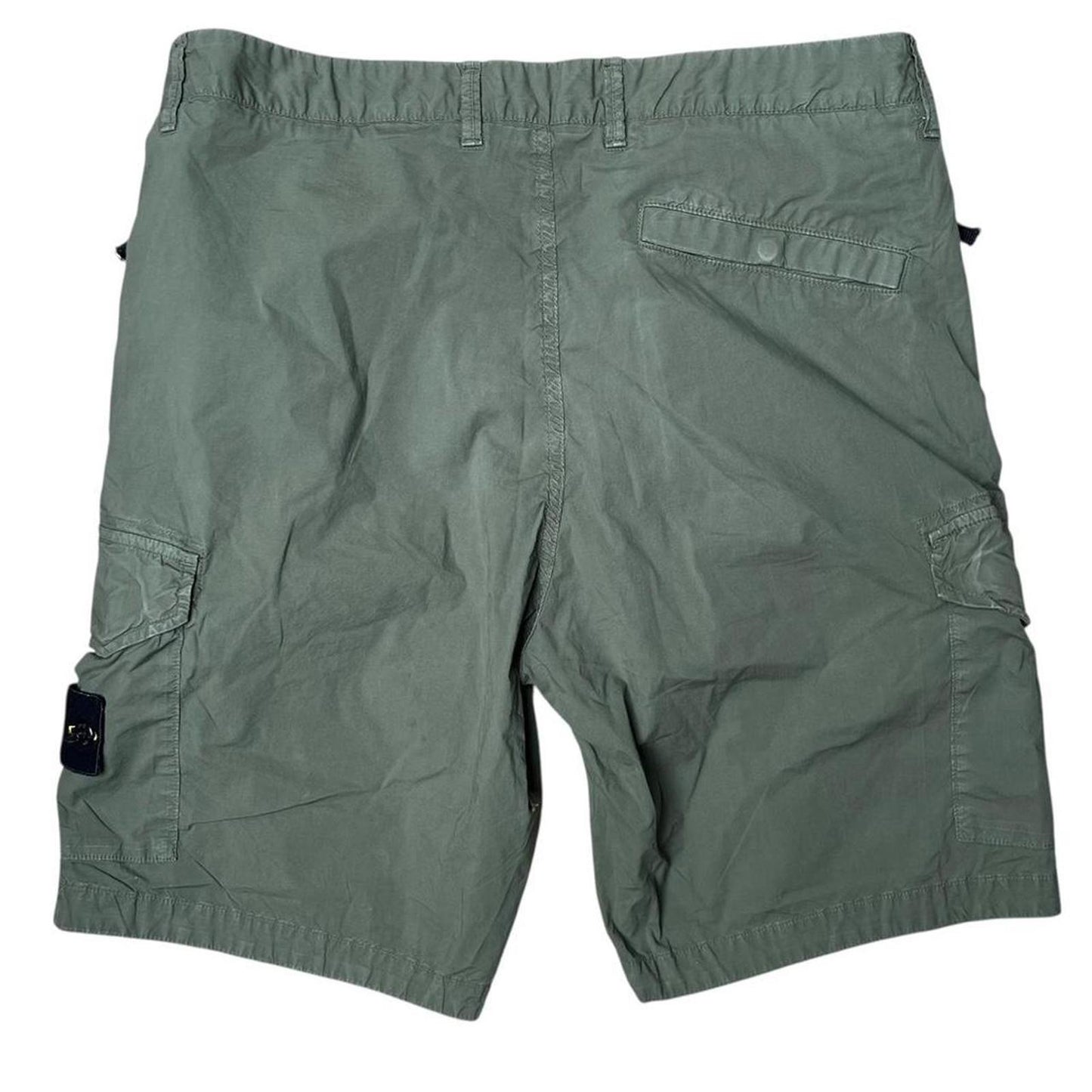 Stone Island Lightweight Cargo Shorts Green