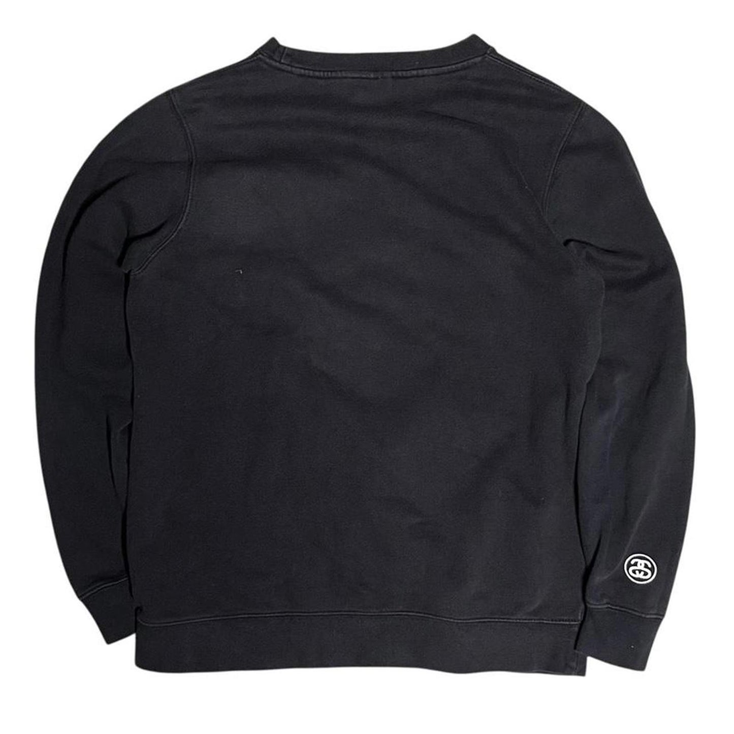Stussy Embroidered Sweatshirt Black