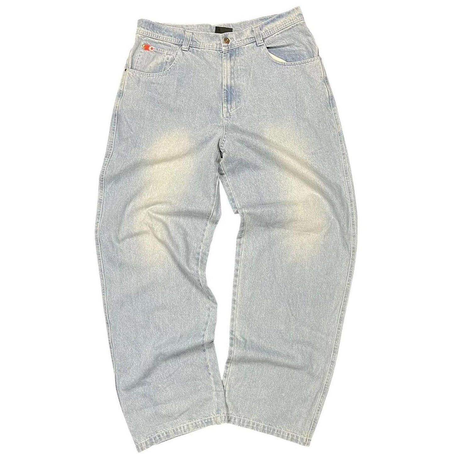 Southpole Light Wash Baggy Jeans Blue