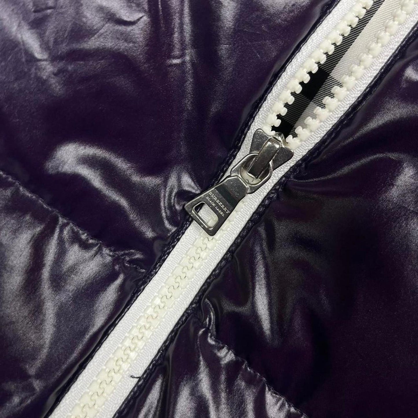 Burberry Black Label Down Gilet Purple