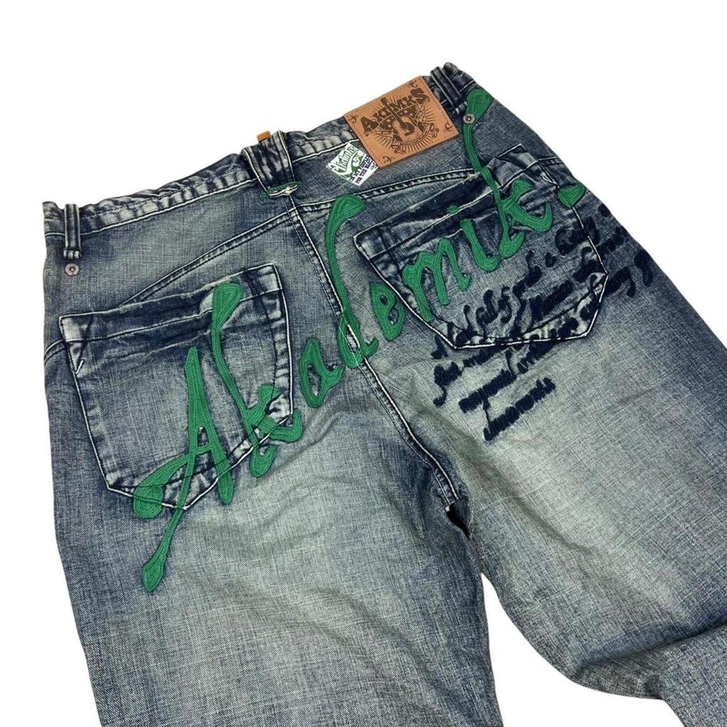 Akademiks Embroidered Jeans - W34