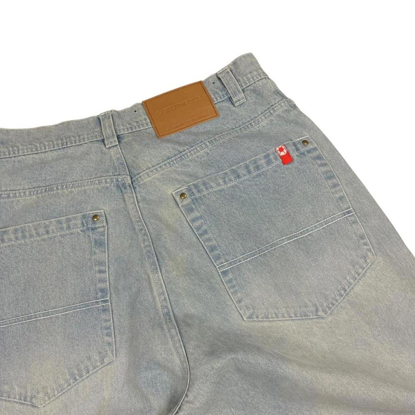 Southpole Light Wash Baggy Jeans Blue