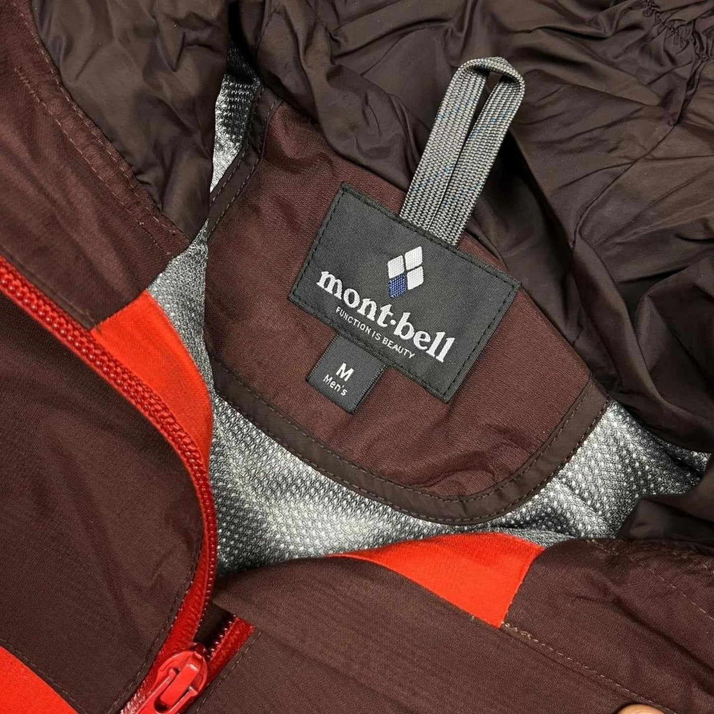 Montbell Jacket Two Tone Red Brown