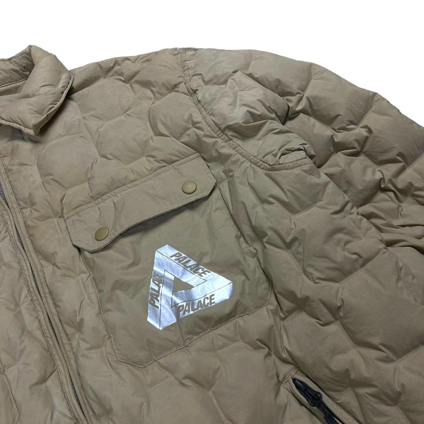 Palace Pertex Quantum Down Jacket Beige