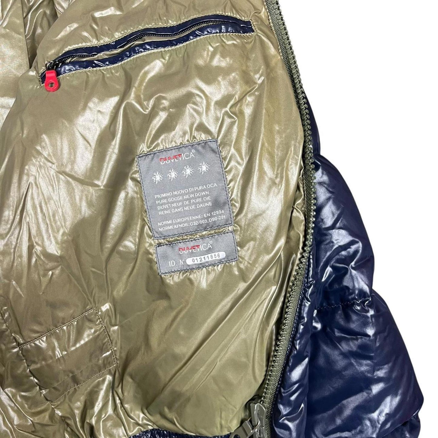 Duvetica Down Jacket Navy Green
