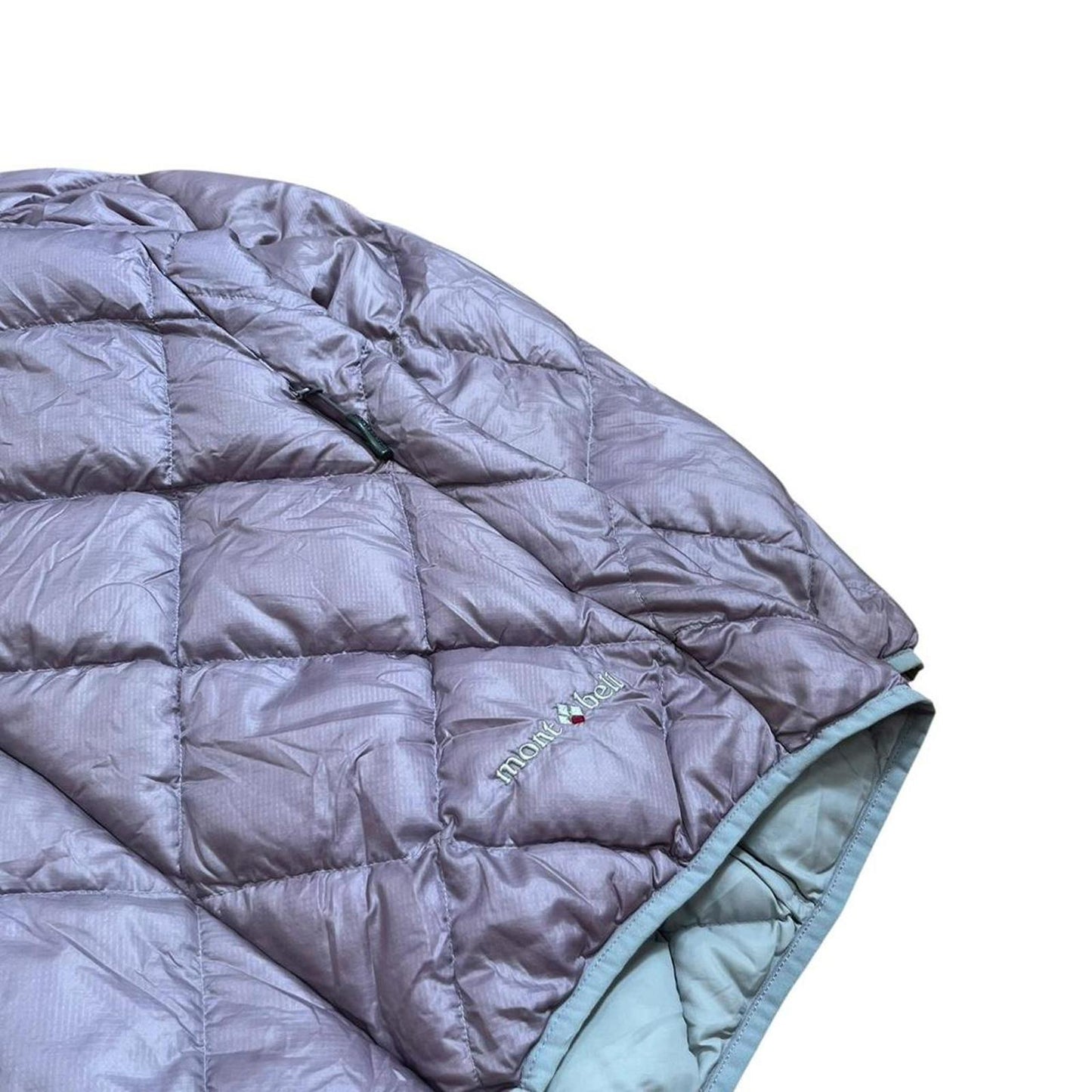 Montbell Lightweight Diamond Stitch Down Jacket Purple Lilac