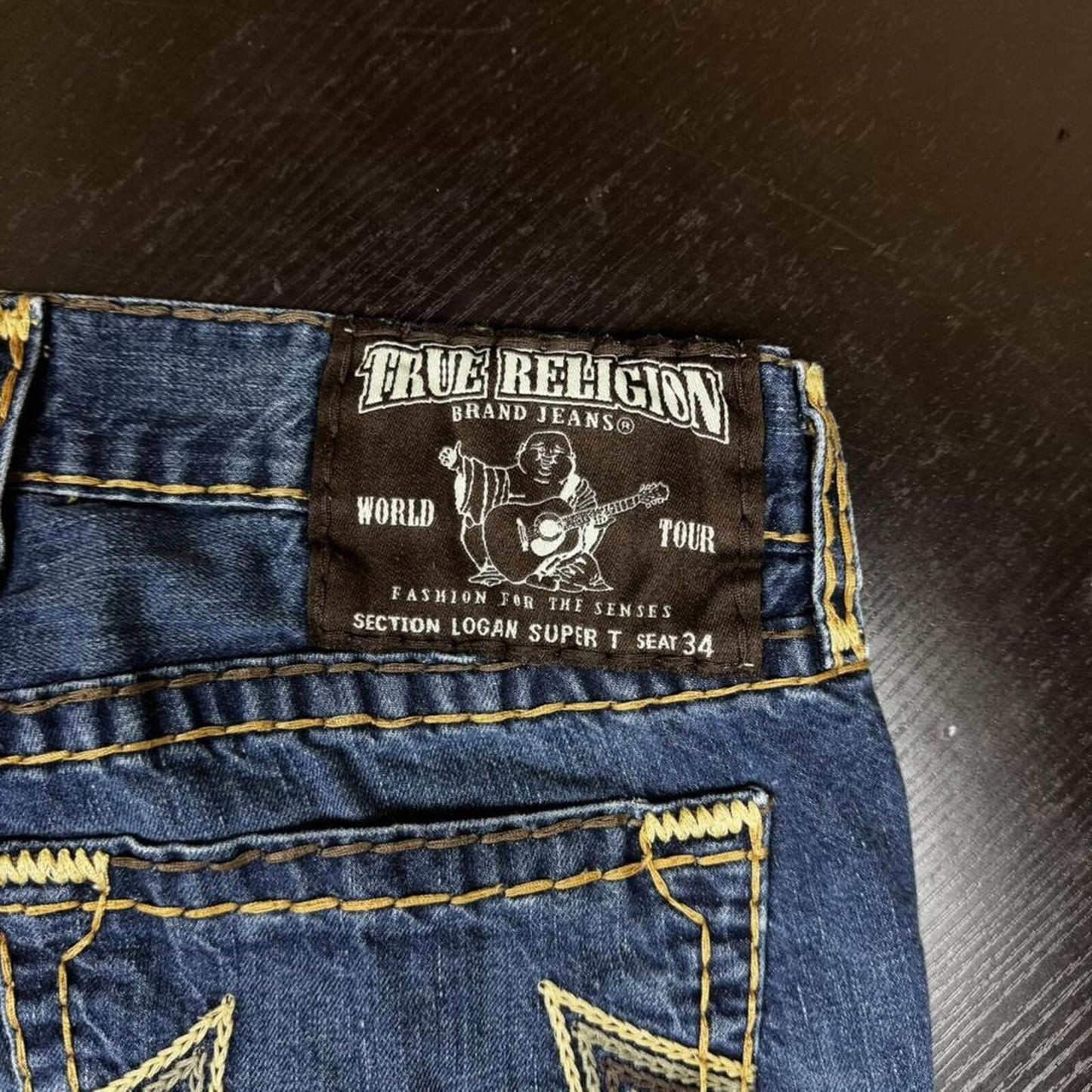 True Religion Big Stitch Jeans - W36