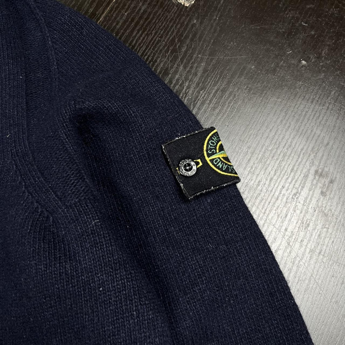Stone Island 1/4 Zip Knit - L