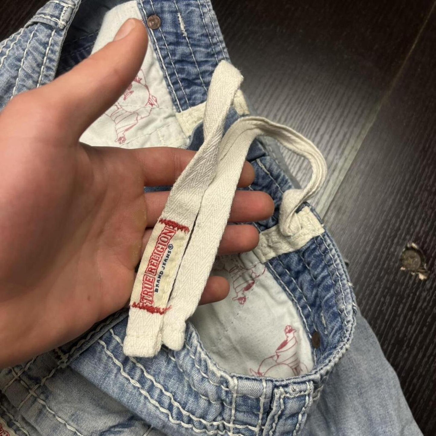 True Religion Big Stitch Jorts - W28