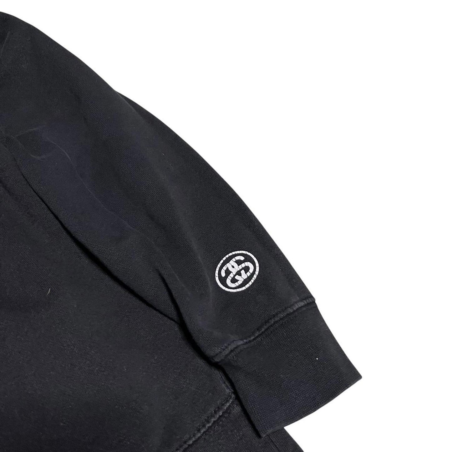 Stussy Embroidered Sweatshirt Black