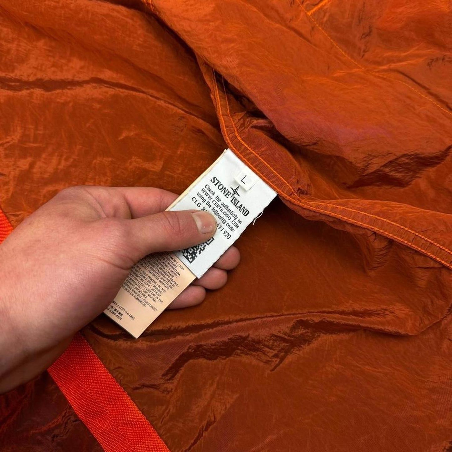 Stone Island Nylon Metal Hooded Jacket - M
