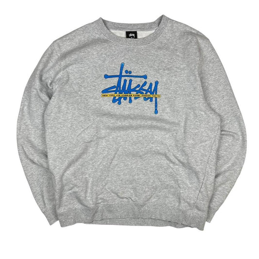 Stussy Grey International Crewneck