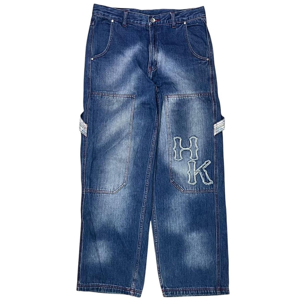 School Of Hard Knocks Embroidered Blue Jeans