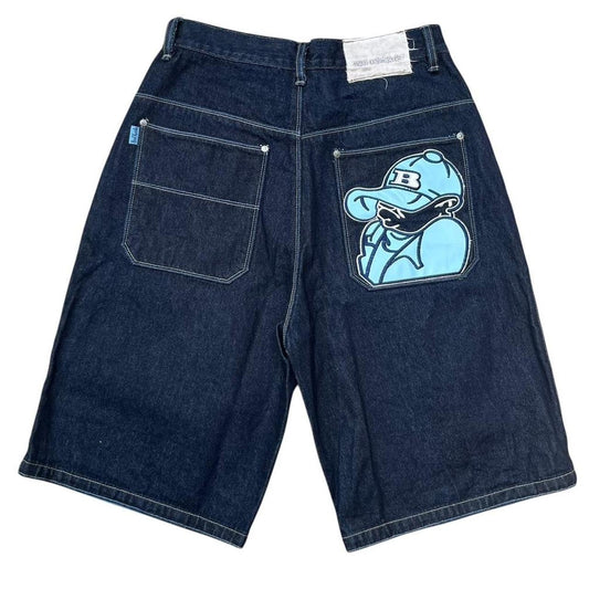 School Of Hard Knocks Navy Baggy Jorts