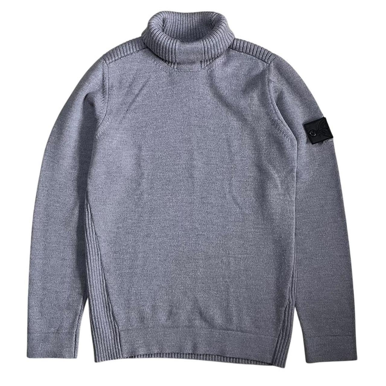 Stone Island Shadow Project Turtleneck Knit Grey