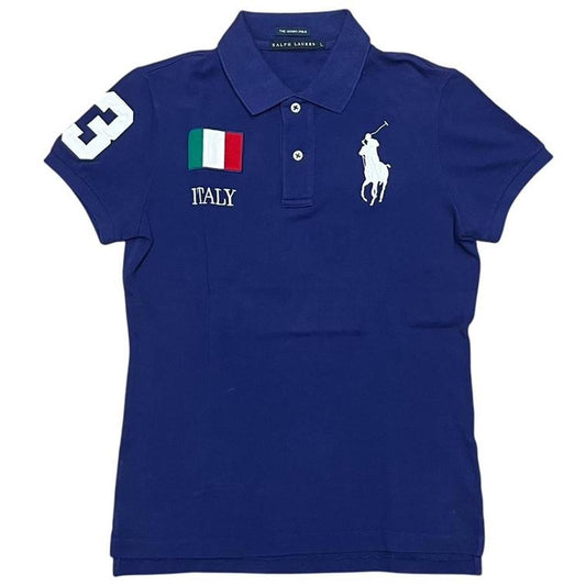 Ralph Lauren Big Pony Italy Blue Polo Shirt