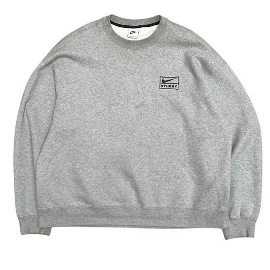 Stussy x Nike Grey Sweatshirt Jumper