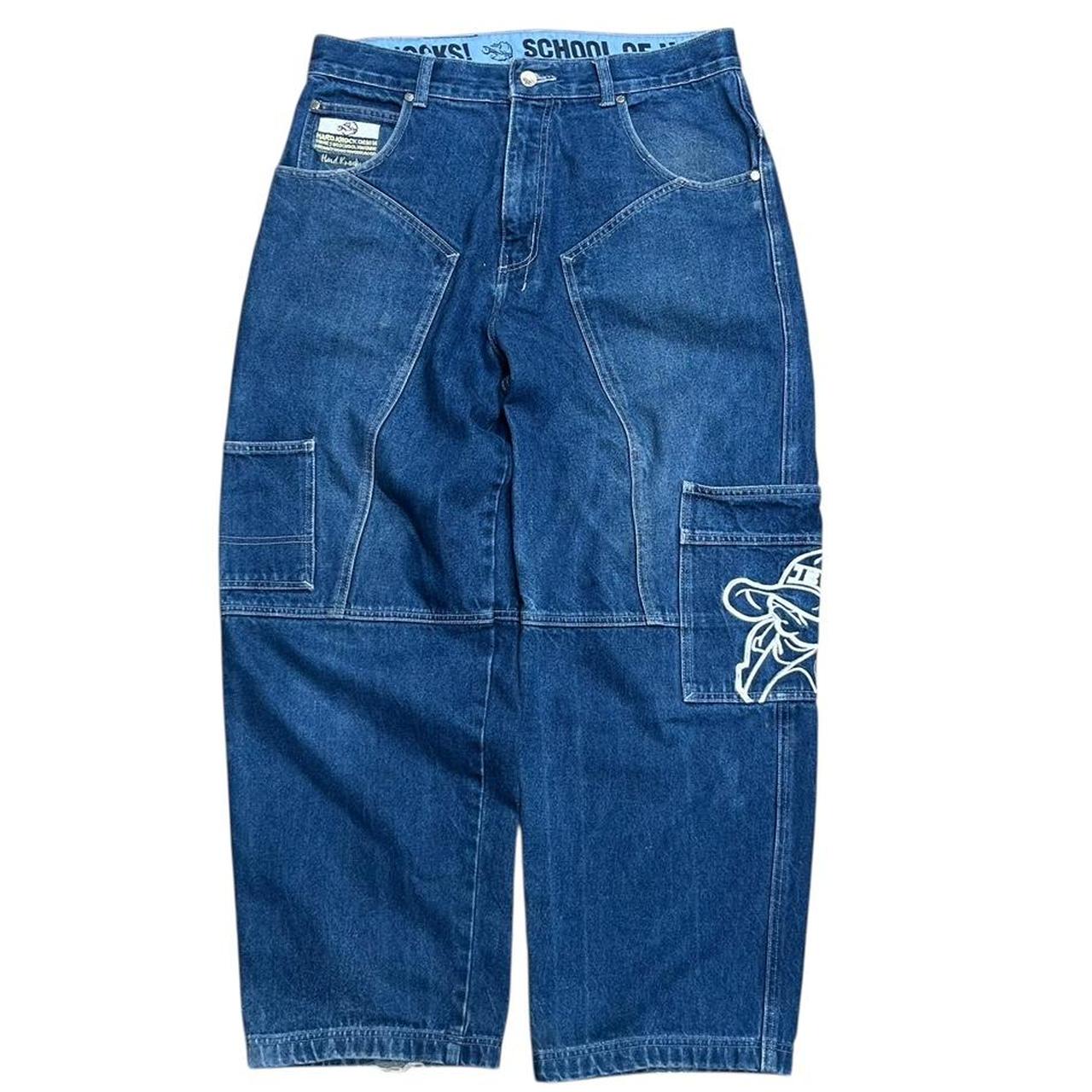 School Of Hard Knocks Carpenter Navy Jeans