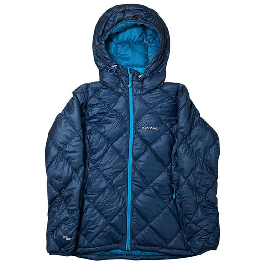 Montbell Lightweight Diamond Stitch Down Jacket Navy