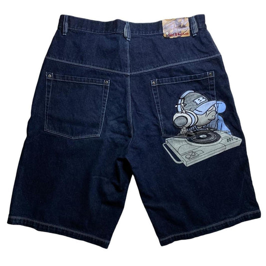 School Of Hard Knocks Navy Baggy Jorts