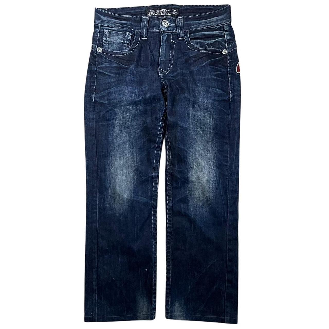 Ed Hardy Red Pepper Embroidery Jeans