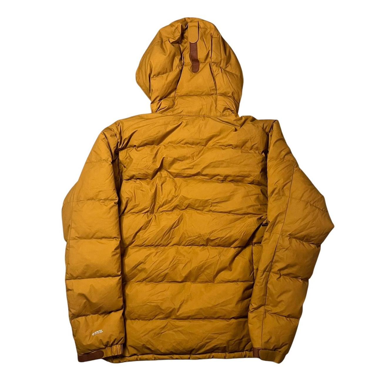 Montbell Lightweight Gore-Tex Waterproof Down Jacket Caramel Yellow