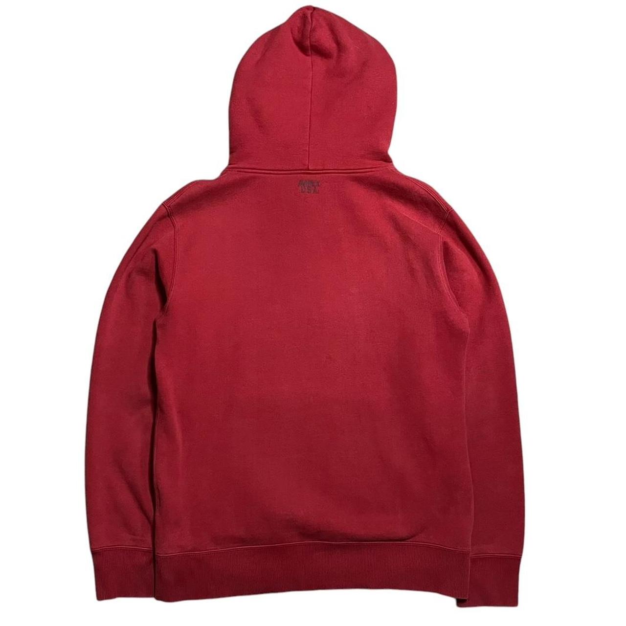 Avirex Spellout Hoodie Red