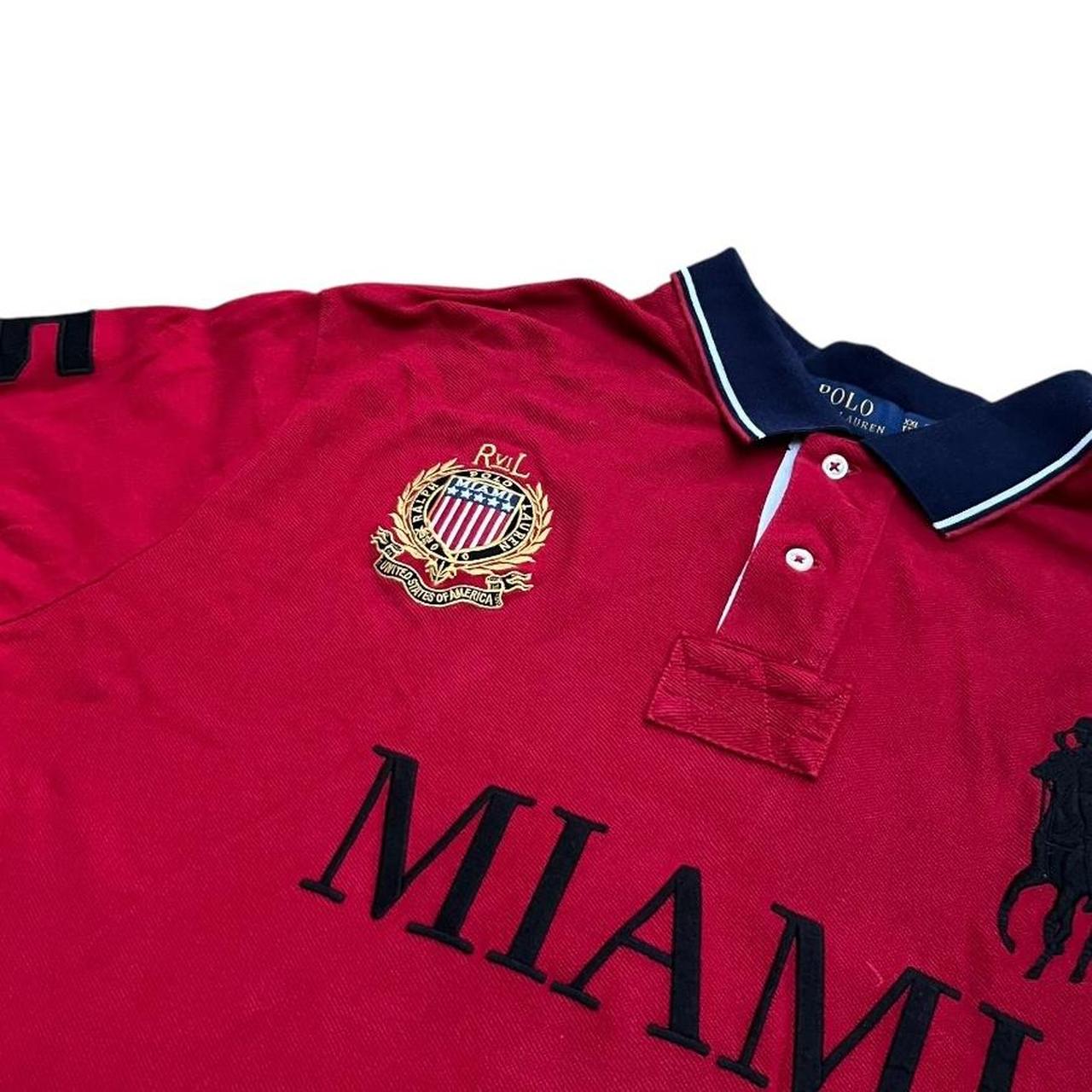 Ralph Lauren Big Pony Miami Red Polo Shirt
