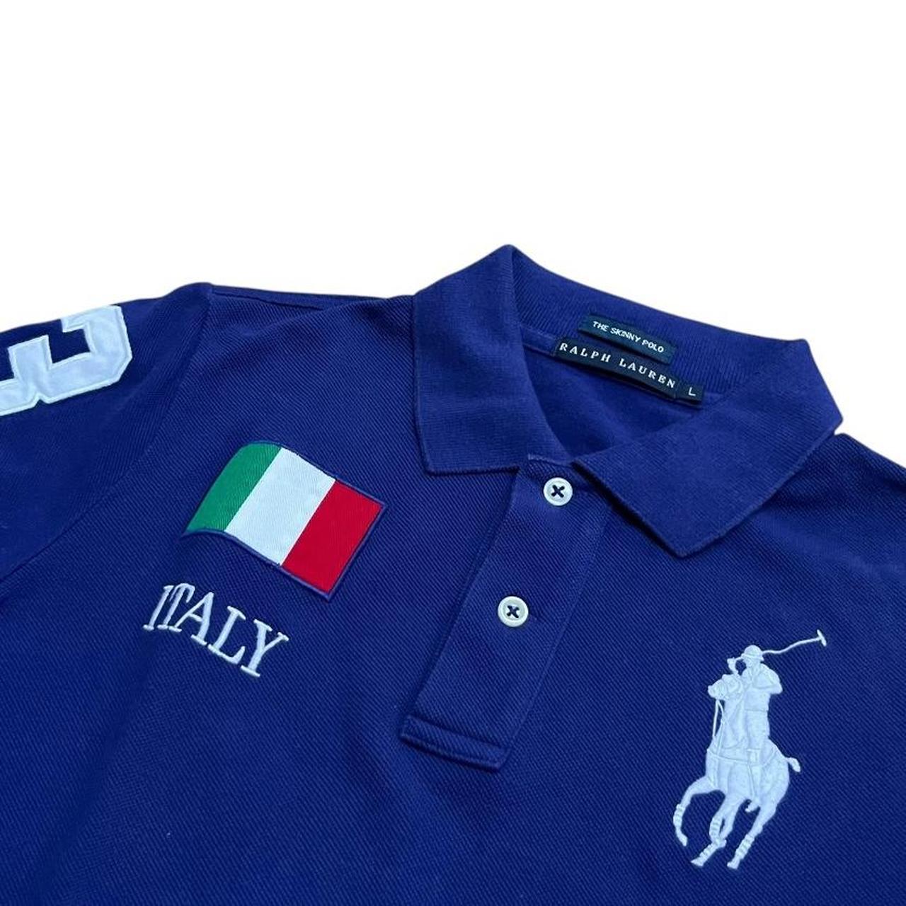 Ralph Lauren Big Pony Italy Blue Polo Shirt