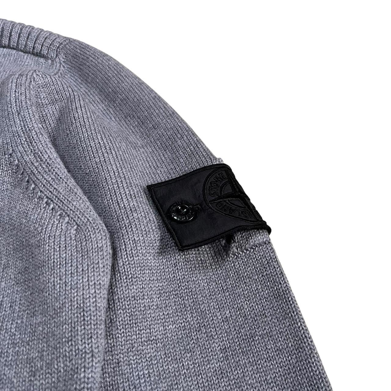 Stone Island Shadow Project Turtleneck Knit Grey