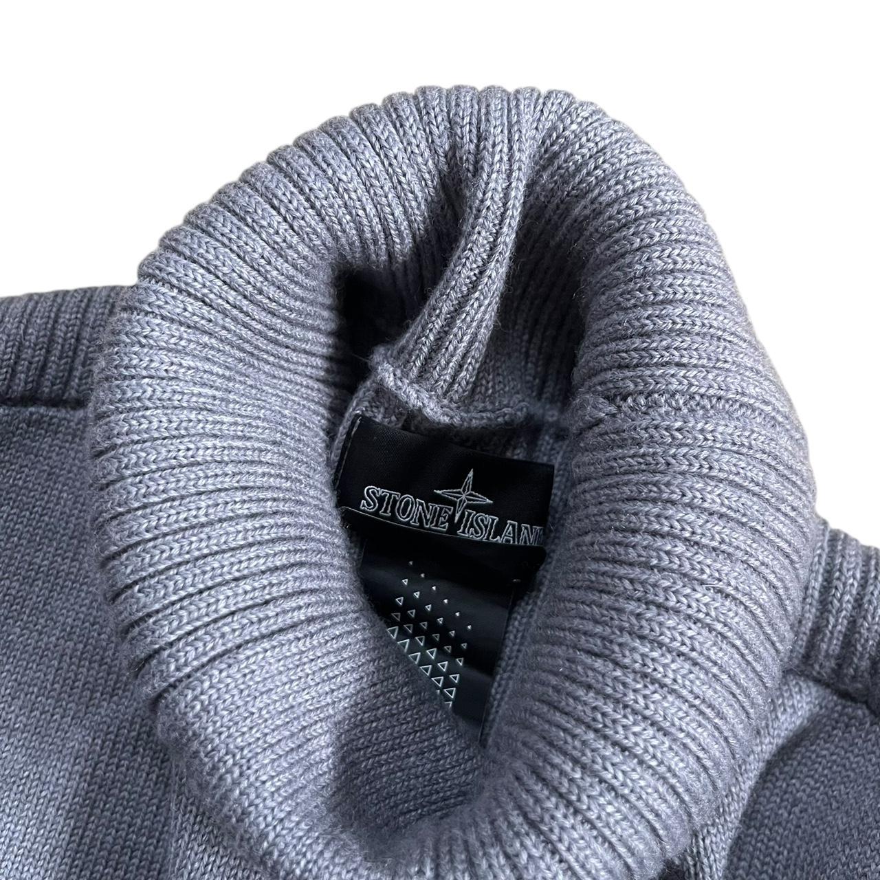 Stone Island Shadow Project Turtleneck Knit Grey