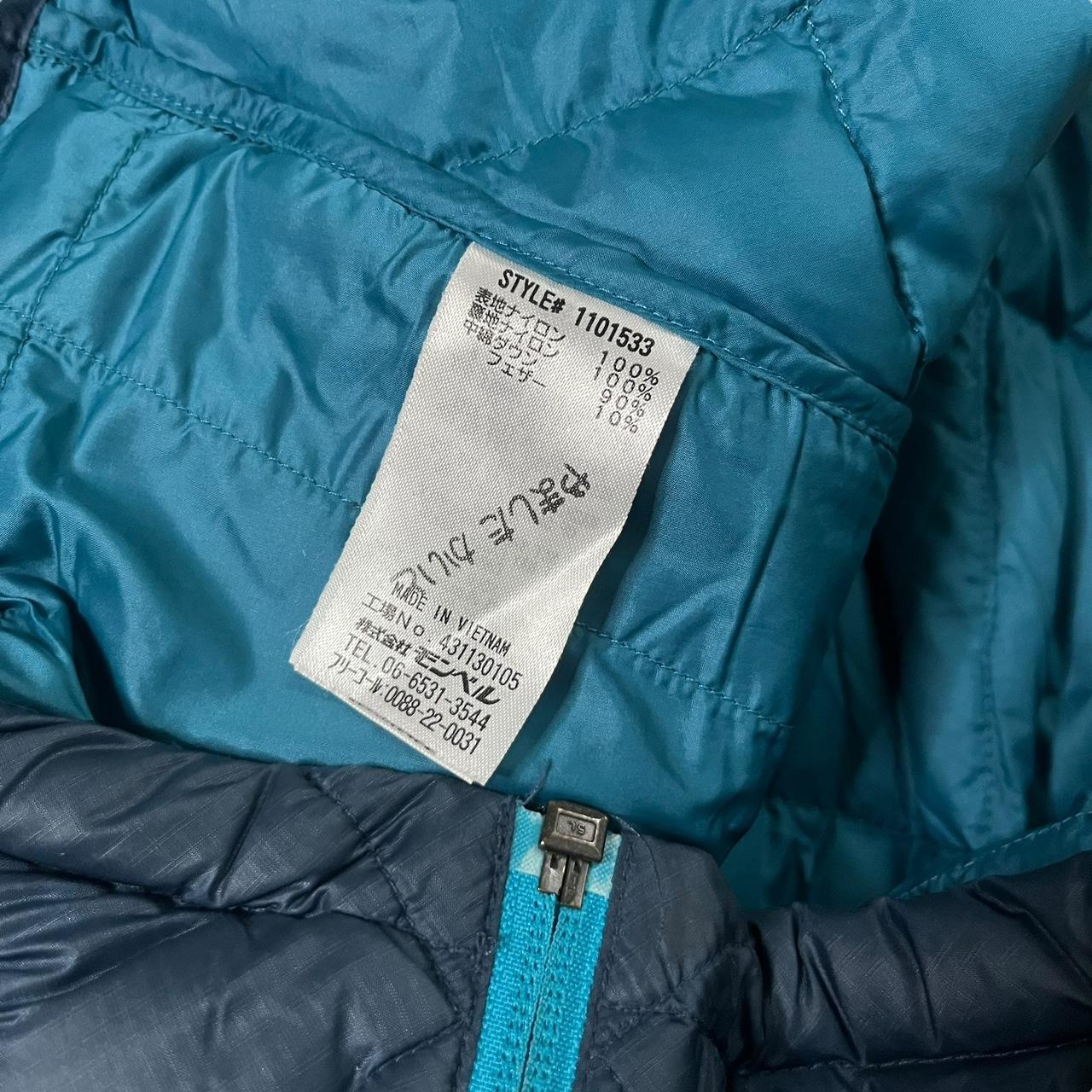 Montbell Lightweight Diamond Stitch Down Jacket Navy