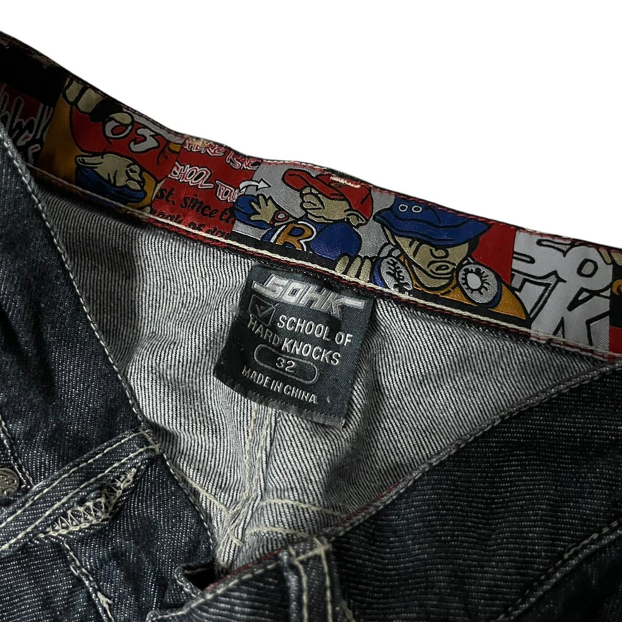 School Of Hard Knocks Bulldog Black Jeans